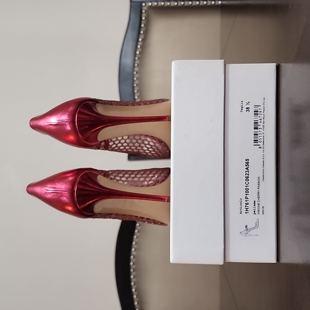 NIB Casadei Cherry Passion 38.5 - Picture 3 of 5